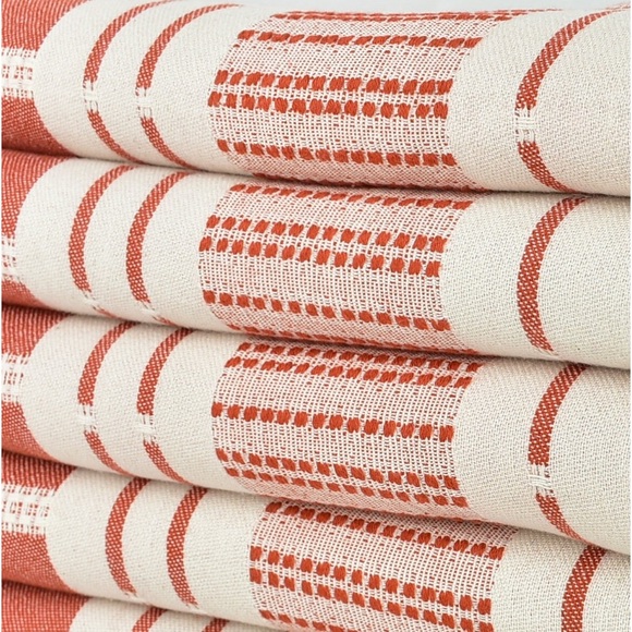 S X S W Desert Red Towel Blanket FLiPSiDE Threads Anthropologie Organic Cotton - Picture 6 of 13
